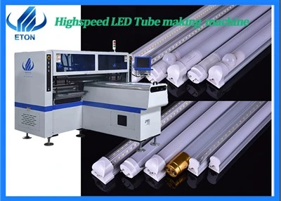 آلة SMT للأنبوب LED مع 34 رأسًا 180 ألف Cph
